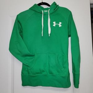 Under Armor Coldgear Hoodie, XS, Green